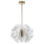 Люстра с крупными рельефным декором в виде лепестков 60 см Ethereal Bloom варинант исполнения - 2 | Loft Concept в Москве