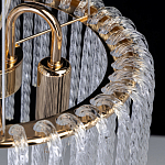 Люстра с подвесными рифлеными стеклянными трубками Nembus варинант исполнения - 19 | Loft Concept в Москве