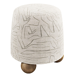 Пуф Wakonda ножки с деревянными шариками  варинант исполнения - 2 | Loft Concept в Москве