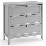 Комод с 3-мя ящиками серый Silva Grey Chest of Drawers варинант исполнения - 2 | Loft Concept в Москве