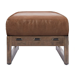 Пуф Duncan винтажная коричневая кожа варинант исполнения - 2 | Loft Concept в Москве