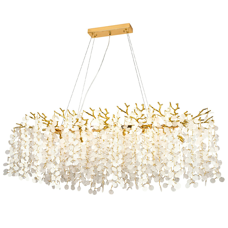       Fairytree Gold Crystal Branches Linear Chandelier        | Loft Concept 