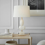 Настольная лампа на фигурном мраморном основании Conundrum варинант исполнения - 2 | Loft Concept в Москве