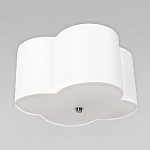 Потолочный светильник с белым волнистым плафоном из ткани Vitorino варинант исполнения - 3 | Loft Concept в Москве