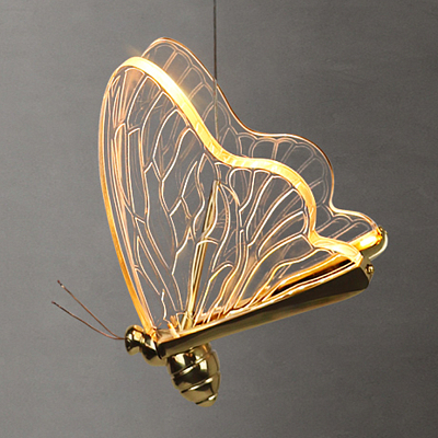  Glass butterfly chandelier C