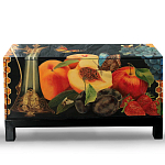 Комод чёрный с росписью Натюрморт Still life варинант исполнения - 1 | Loft Concept в Москве