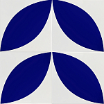 Дизайнерская плитка с узором Лепесток варинант исполнения - 2 | Loft Concept в Москве