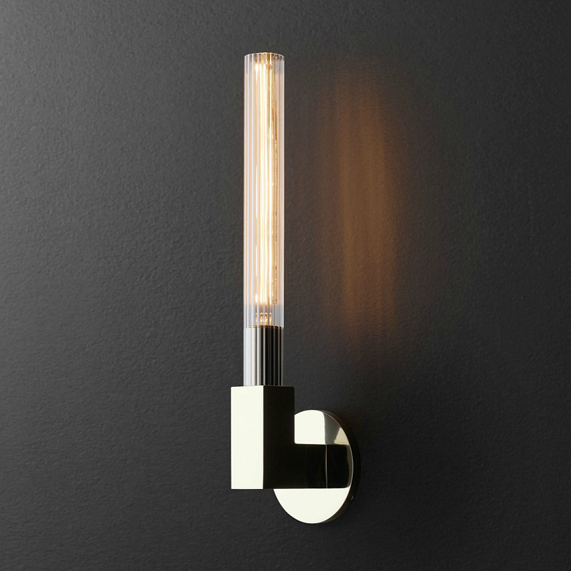  RH CANNELLE wall lamp SINGLE Sconces Chrome      | Loft Concept 