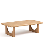 Стол журнальный из массива и шпона дуба Oak Essence Carden варинант исполнения - 1 | Loft Concept в Москве