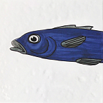 Плитка с узором Рыба пловчиха варинант исполнения - 5 | Loft Concept в Москве