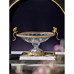 Чаша из прозрачного стекла с рельефным ободком и фигурками стрекоз Eden Garden варинант исполнения - 2 | Loft Concept в Москве