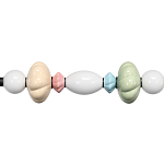 Подвесной светильник линейный с керамическими элементами 24W LED Fragrant Light варинант исполнения - 5 | Loft Concept в Москве