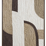 Панно из шнура геометрическая абстракция wall panel line II варинант исполнения - 1 | Loft Concept в Москве