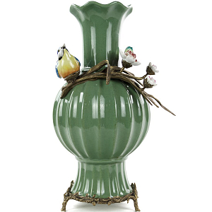 Фарфоровая ваза Deep Green Vase