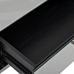 Тумбочка зеркальная с ящиком Mirror Chrome Cabinet варинант исполнения - 5 | Loft Concept в Москве