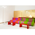 Дизайнерское кресло зеленое Poltronova Sofo Verosa Green Pink Armchair варинант исполнения - 18 | Loft Concept в Москве