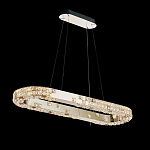 Люстра овальная с мозаичным хрустальным оформлением Sparks of Crystal варинант исполнения - 1 | Loft Concept в Москве