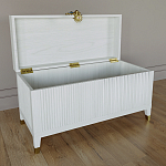 Большой дизайнерский Сундук Elsa Dreams White варинант исполнения - 2 | Loft Concept в Москве