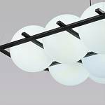 Люстра подвесная с 9-ю плафонами в форме шара Yarvi варинант исполнения - 3 | Loft Concept в Москве