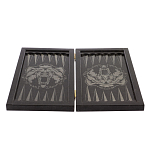 Подарочные нарды из натурального камня с гравировкой Backgammon from Stone варинант исполнения - 3 | Loft Concept в Москве