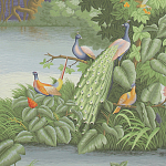 Обои ручная роспись Le Brésil Eden варинант исполнения - 1 | Loft Concept в Москве