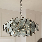 Люстра с каскадом из круглых стеклянных дисков Small Round Sequins варинант исполнения - 5 | Loft Concept в Москве