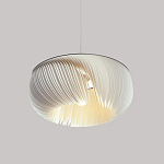 Подвесной светильник с белыми изящными декоративными лепестками Volumetric Petal Lamp варинант исполнения - 2 | Loft Concept в Москве