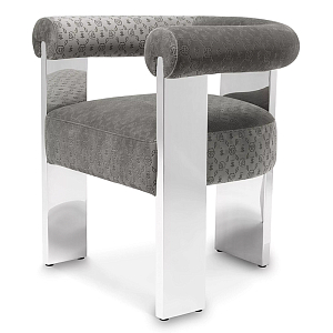 Стул Philipp Plein Dining Chair Icon Grey