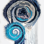 Текстильный Арт-объект ручной работы Galaxy варинант исполнения - 3 | Loft Concept в Москве