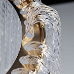 Люстра с подвесными рифлеными стеклянными трубками Nembus варинант исполнения - 20 | Loft Concept в Москве