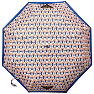 Зонт раскладной PRADA дизайн 004 Синий цвет
