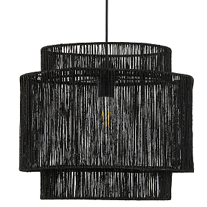 Подвесной светильник Signe Wicker Hemp Black Dual