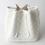 Кашпо в виде сумки  Bag Vase White Louis варинант исполнения - 1 | Loft Concept в Москве