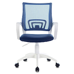 Офисное кресло с основанием из белого пластика Desk chairs Blue варинант исполнения - 4 | Loft Concept в Москве