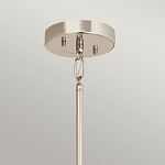 Подвесной светильник с рифленым стеклянным плафоном в форме шара Kichler варинант исполнения - 8 | Loft Concept в Москве