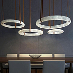 Люстра в форме обруча из натурального камня Minerals of Light варинант исполнения - 7 | Loft Concept в Москве