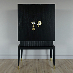 Кабинетный шкаф Elsa Dreams Black с 2-мя ящиками варинант исполнения - 5 | Loft Concept в Москве