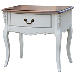 Прикроватная тумба в стиле прованс с ящиком Borde Montmartre Provence Bedside Table варинант исполнения - 1 | Loft Concept в Москве