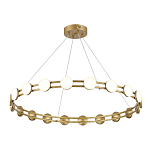 Люстра кольцевая с круглыми светодиодными источниками света Maxine Light варинант исполнения - 9 | Loft Concept в Москве