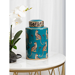 Ваза фарфоровая с крышкой Leopard Ccollection варинант исполнения - 3 | Loft Concept в Москве