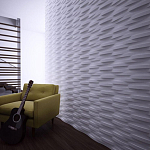 Гипсовая 3D Панель M-29 варинант исполнения - 2 | Loft Concept в Москве