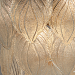 Люстра на цепи с прозрачными стеклянными подвесками в виде листьев Textured Glass Chandelier варинант исполнения - 5 | Loft Concept в Москве