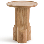 Приставной столик из массива дерева Walnut Triple варинант исполнения - 4 | Loft Concept в Москве