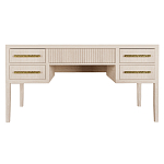 Большой Рабочий стол Primo с 5 выдвижными ящиками Светлый дуб варинант исполнения - 7 | Loft Concept в Москве