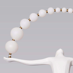 Торшер черно-белая статуэтка Девушка Girl Carries Light Balls варинант исполнения - 3 | Loft Concept в Москве