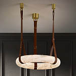 Люстра в форме обруча из натурального камня Minerals of Light варинант исполнения - 6 | Loft Concept в Москве