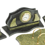 Настольный письменный набор из змеевика из 7-ми элементов Successful Leader варинант исполнения - 6 | Loft Concept в Москве