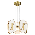 Люстра с мраморными вставками Marble Plates варинант исполнения - 2 | Loft Concept в Москве