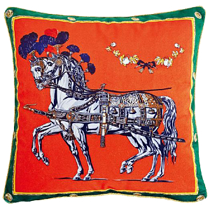 Декоративная подушка Hermes Horses 118