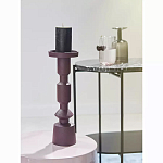 Подсвечник фигурный сливовый Bright Accent 35 см варинант исполнения - 4 | Loft Concept в Москве